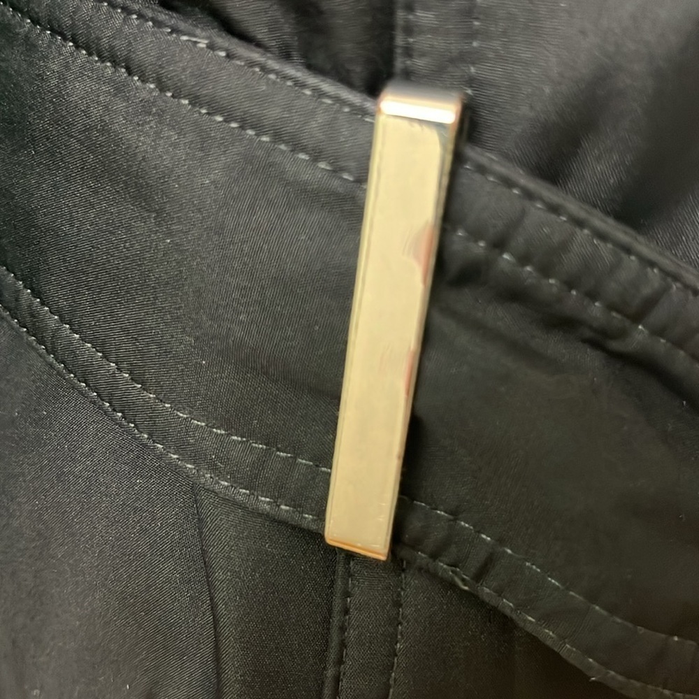 Calvin Klein Black Y2K Trench Coat ☔️ - Picture 4 of 15